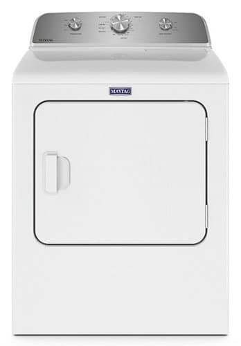 Maytag - 7.0 Cu. Ft. Electric Dryer with Wrinkle Prevent - White