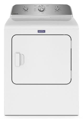 Maytag - 7.0 Cu. Ft. Gas Dryer with Wrinkle Prevent - White