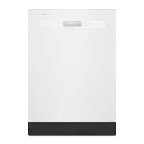 Whirlpool - 24" Top Control Built-In Stainless Steel Tub Dishwasher with Boost Cycle and 55 dBA - White