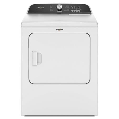 Whirlpool - 7.0 Cu. Ft. Electric Dryer with Moisture Sensor - White