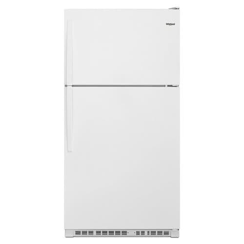 Whirlpool - 20.5 Cu. Ft. Top-Freezer Refrigerator - White
