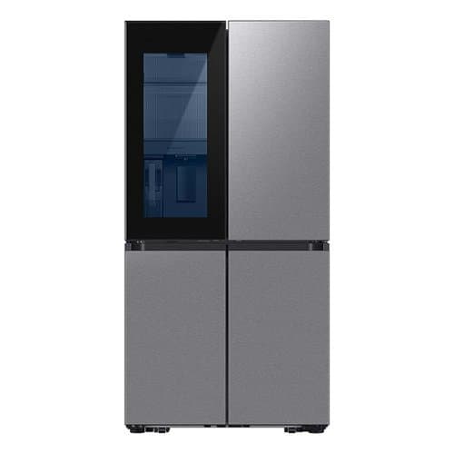 Samsung - OPEN BOX Bespoke 29 Cu. Ft. 4-Door Flex French Door Refrigerator with Auto Open Door - Stainless Steel