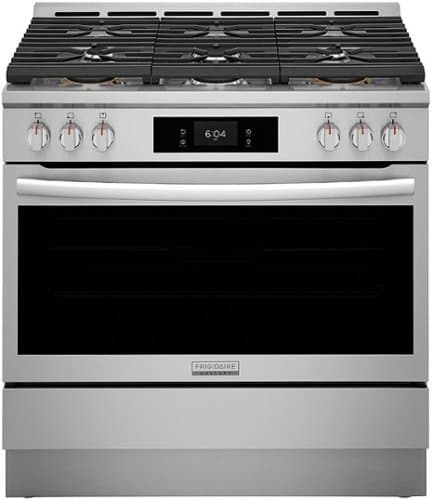 Frigidaire - Gallery 4.6 Cu. Ft Freestanding Gas Total Convection Range with Air Fry - Stainless Steel