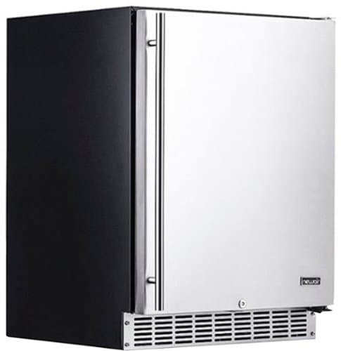 NewAir - Refurbished 24" Built-in Outdoor Fridge - Stainless Steel