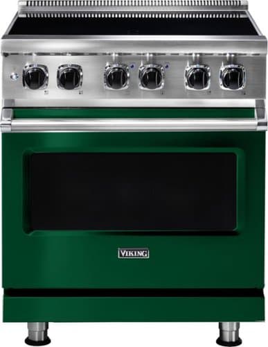 Viking - 5 Series 4.7 Cu. Ft. Freestanding Electric Induction Range - Ivy