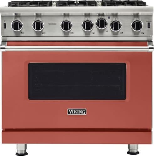 Viking - 5-Series Gas Open Burner Range - Spiced Cider