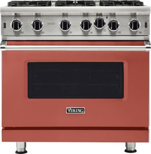 Viking - 5-Series Gas Open Burner Range - Spiced Cider
