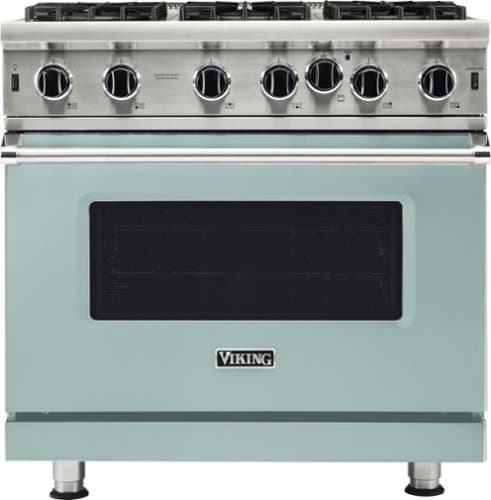 Viking - 5-Series Gas Open Burner Range - Splash