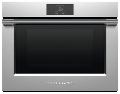 Fisher & Paykel - Professional combination steam oven with 23 functions touch-screen tall - Stainless Steel