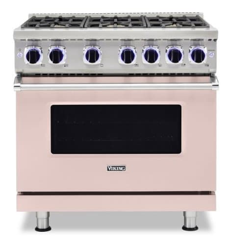Viking - VGR Freestanding 7 Series Gas 36" Range - Blush