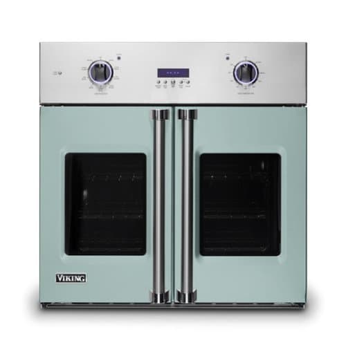 Viking - 30" 7 Series French Door Single Built-In Electric Thermal Convection Oven - Splash