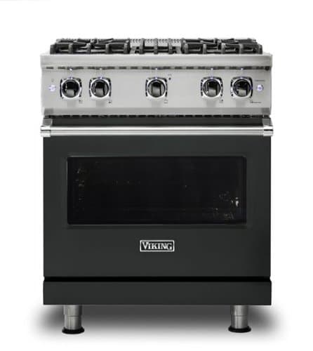 Viking - 5-Series Gas Sealed Burner Range - Antique Bronze