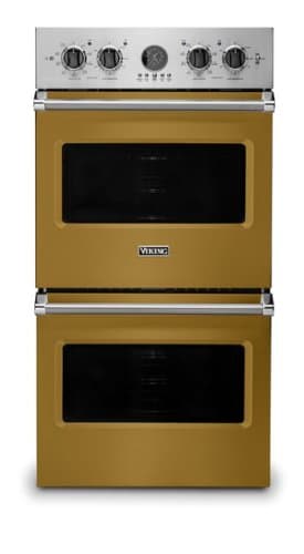 Viking - 27" Built-in Electric Double Wall Oven - Golden Hour