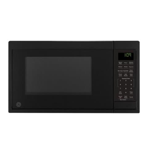 GE - 0.9 Cu. Ft. Countertop Microwave with Convenience Cooking Controls - Black