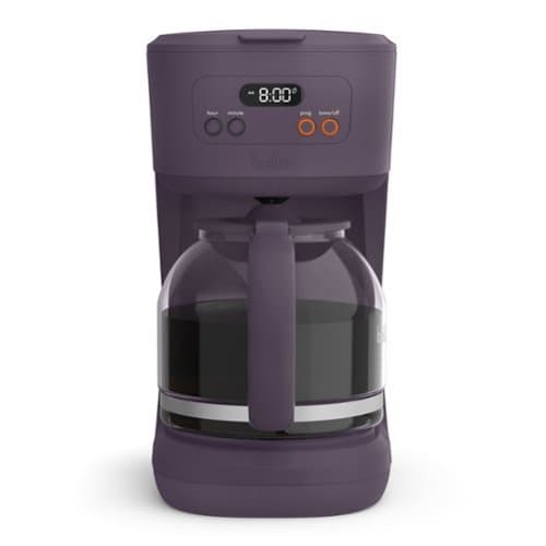 Bella - 12-Cup Programmable Coffee Maker - Plum