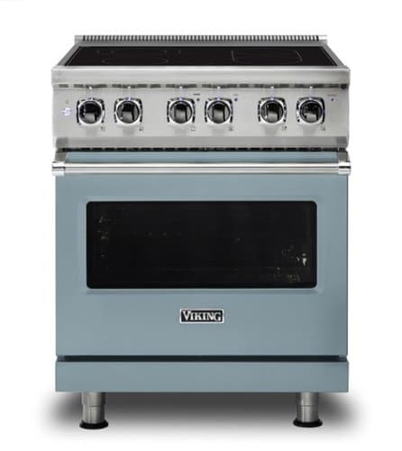 Viking - 5 Series 30" Wide Freestanding Electric Range - November Sky