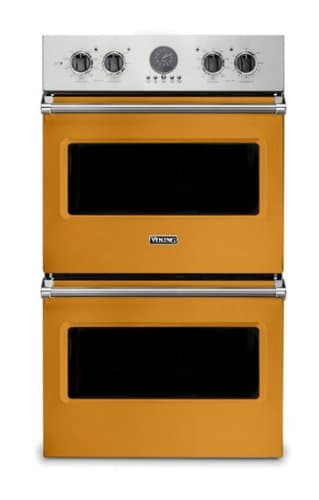 30" Viking Professional 5 Series Built-In Double Electric Convection Wall Oven - Daffodil