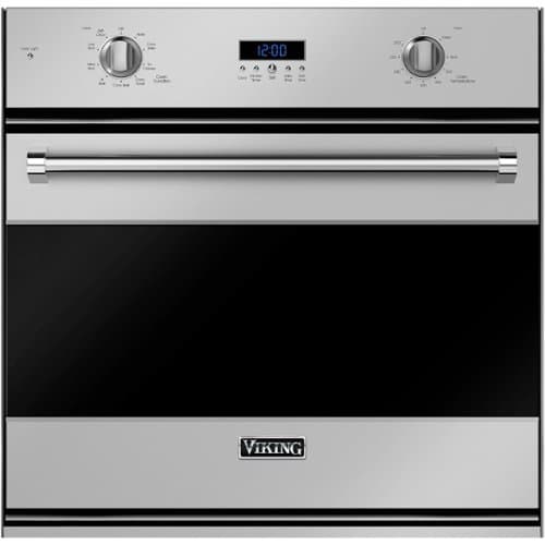 Viking - 3 Series 29.8" Built-In Single Electric Convection Wall Oven - Stainless Steel