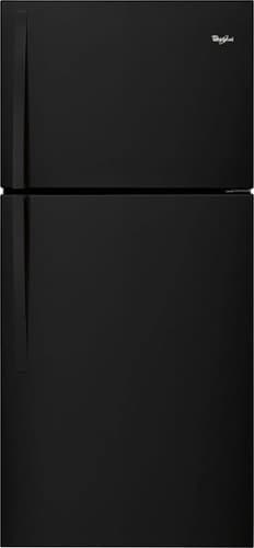Whirlpool - 19.3 Cu. Ft. Top-Freezer Refrigerator - Black