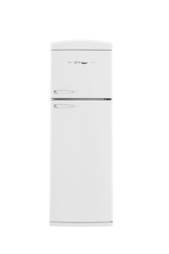 Unique Appliances - Classic Retro 11 cu.ft. Top Freezer Refrigerator - Marshmallow White