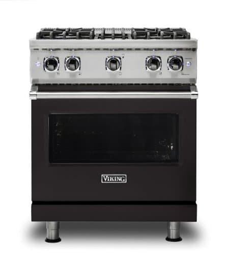 Viking - 5-Series Gas Sealed Burner Range - Onyx