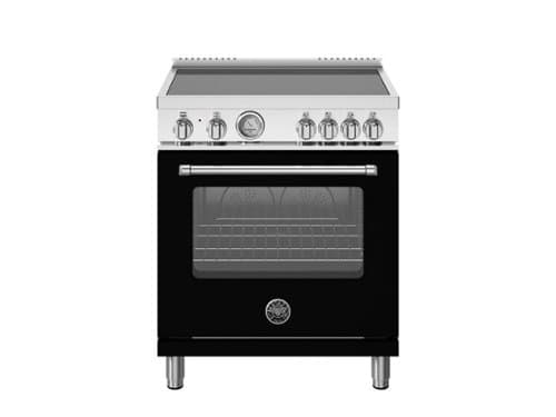 Bertazzoni - 30" Master Series range - Electric oven - 4 induction zones - Matte Black