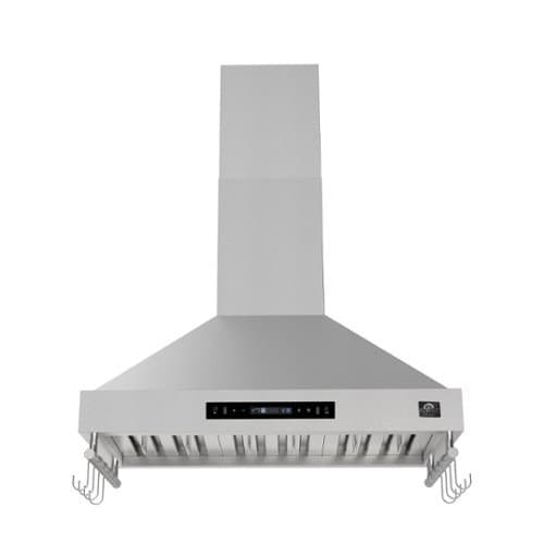 Forno Appliances - 36 inches - Externally Vented - Wall Range Hood - Stainless Steel