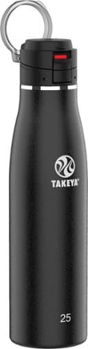Takeya - Traveler 25-oz. Leakproof Flip-Lock Mug - Onyx