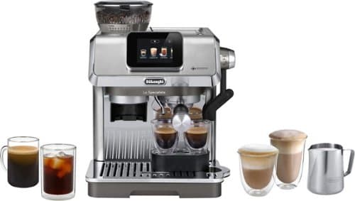 De'Longhi - La Specialista Touch Espresso Machine with Cold Brew & Automatic Frothing - Stainless Steel