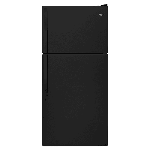 Whirlpool - 18.2 Cu. Ft. Top-Freezer Refrigerator - Black
