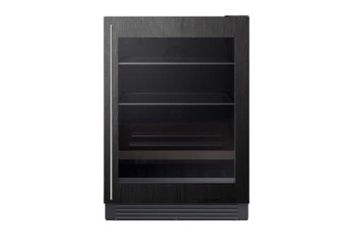 Dacor - 5.0 Cu. Ft. Built-In 24-Inch Undercounter Beverage Refrigerator with Presenter Shelf and LED 3D Lighting - Custom Panel Ready