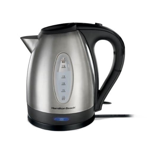 Hamilton Beach - 1.7 Liter Electric Kettle - Stainless Steel