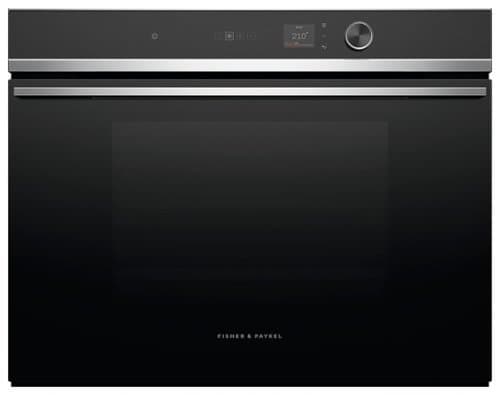 Fisher & Paykel - Contemporary 30-in Combination steam oven with 23 funtions, touch display, compact in - Stainless Steel