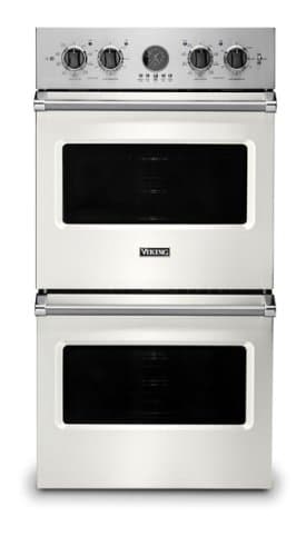 Viking - 27" Built-in Electric Double Wall Oven - Pure White