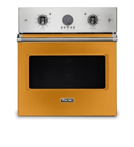 Viking - 27" Built-in Single Electric Convection Wall Oven - Daffodil