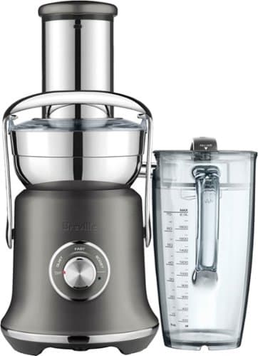Breville - Juice Fountain Cold XL Juicer - Black Stainless Steel