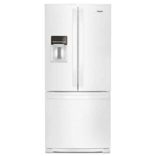 Whirlpool - 20 Cu. Ft. Wide French Door Refrigerator - White