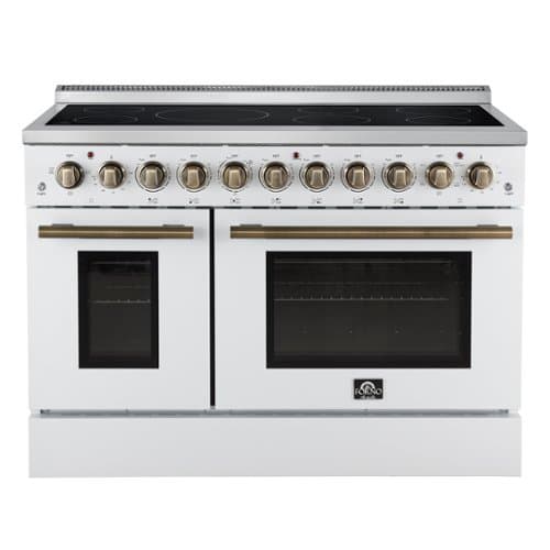 Forno Appliances - Paolo 6.7 Cu. Ft. Freestanding Electric True Convection Range - White
