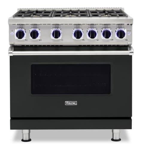 Viking - VGR Freestanding 7 Series Gas 36" Range - Antique Bronze