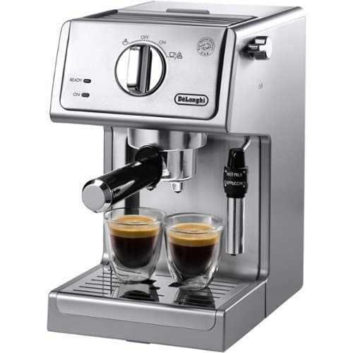 De'Longhi - 15-Bar Pump Espresso and Cappuccino Machine - Stainless Steel