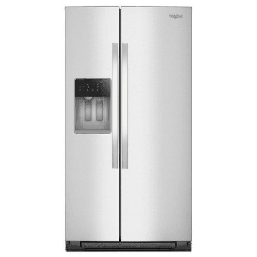 Whirlpool - 28.7 Cu. Ft. Side-by-Side Refrigerator with TruCool System - Fingerprint-Resistant Stainless Finish