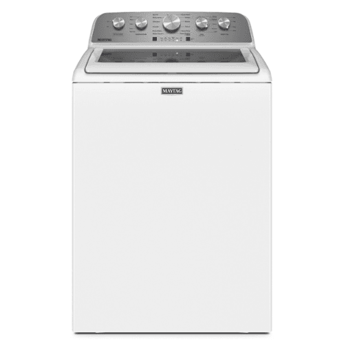 Maytag - 4.8 Cu. Ft. High Efficiency Top Load Washer with Steam and Extra Power Button - White