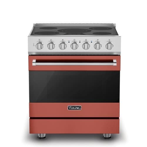 Viking - 3-Series Electric Self-Clean Range - Spiced Cider