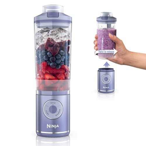 Ninja - Blast Max Portable Blender with 22oz Twist & Go Vessel - Lavender