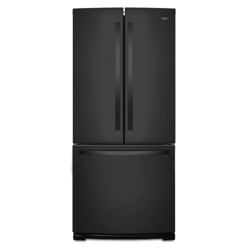 Whirlpool - 20 Cu. Ft. Wide French Door Refrigerator - Black