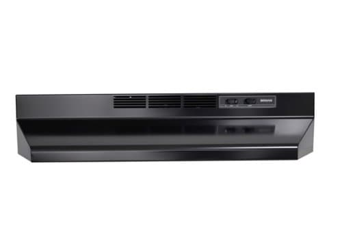 Broan - 30 inches - Convertible - Under cabinet Range Hood - Black