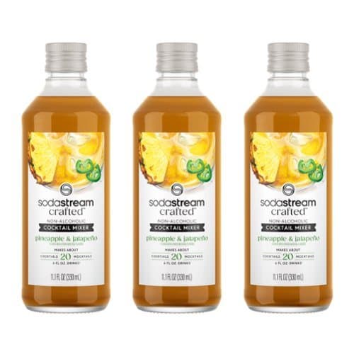 SodaStream - Crafted Mixers Pineapple Jalapeno Drink Mix 3-Pack