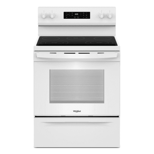 Whirlpool - 5.3 Cu. Ft. Freestanding Electric Range with Cooktop Flexibility - White