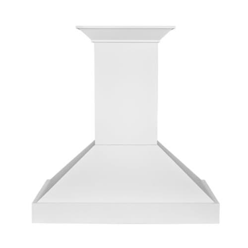 ZLINE - 36 inches - Convertible & Recirculating - Wall Range Hood - Smooth Bright White