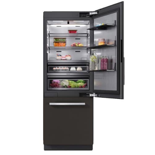 Miele - KFMC 3836 R 30" 16.5 Cubic Feet Bottom Mount MasterCool Fridge-Freezer - Custom Panel Ready